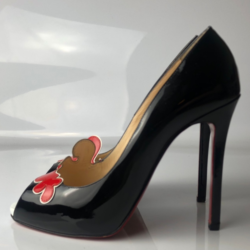 Christian Louboutin Peep Cloud 120 Pumps 38.5